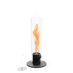 Höfats Spin 900 Tischfeuer & Windlicht, inkl. Bioethanol Flüssig-Brennstoff