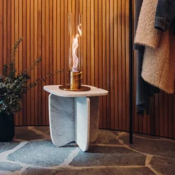 Höfats Spin 120 Tischfeuer & Windlicht, inkl. Bioethanol Brenngel