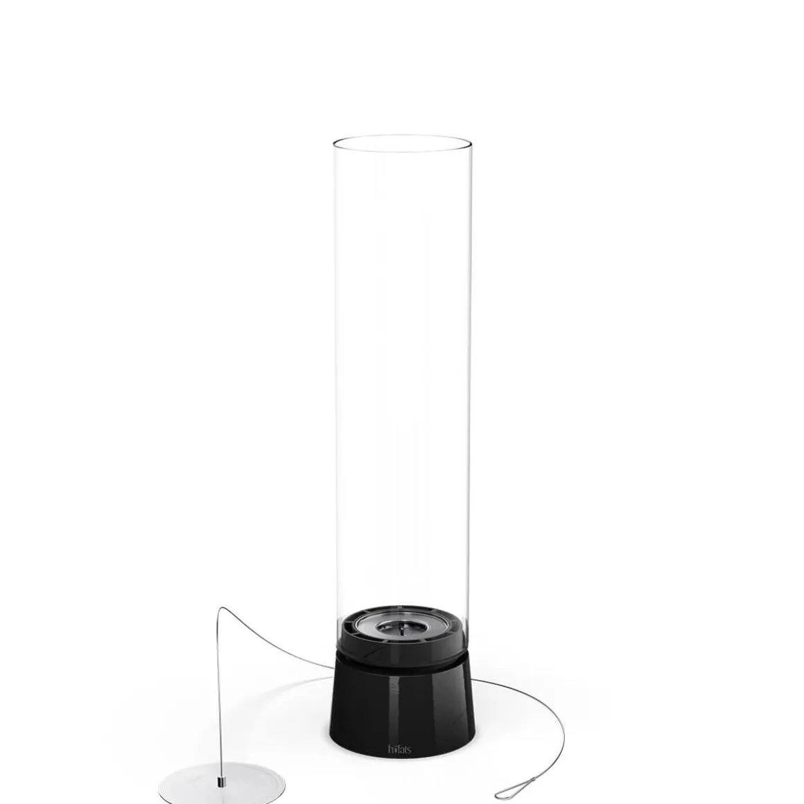 Höfats Spin air 1200 Tischfeuer & Windlicht, inkl. Bioethanol Flüssig-Brennstoff