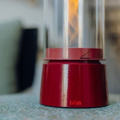 Höfats Spin air 1200 Tischfeuer & Windlicht, inkl. Bioethanol Flüssig-Brennstoff