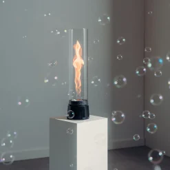 Höfats Spin air 1200 Tischfeuer & Windlicht, inkl. Bioethanol Flüssig-Brennstoff