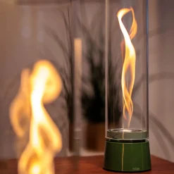 Höfats Spin air 900 Tischfeuer & Windlicht, inkl. Bioethanol Flüssig-Brennstoff