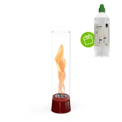 Höfats Spin air 900 Tischfeuer & Windlicht, inkl. Bioethanol Flüssig-Brennstoff