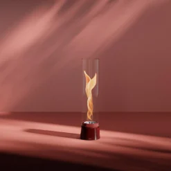 Höfats Spin air 900 Tischfeuer & Windlicht, inkl. Bioethanol Flüssig-Brennstoff