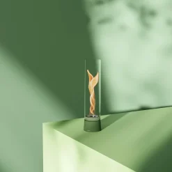 Höfats Spin air 900 Tischfeuer & Windlicht, inkl. Bioethanol Flüssig-Brennstoff