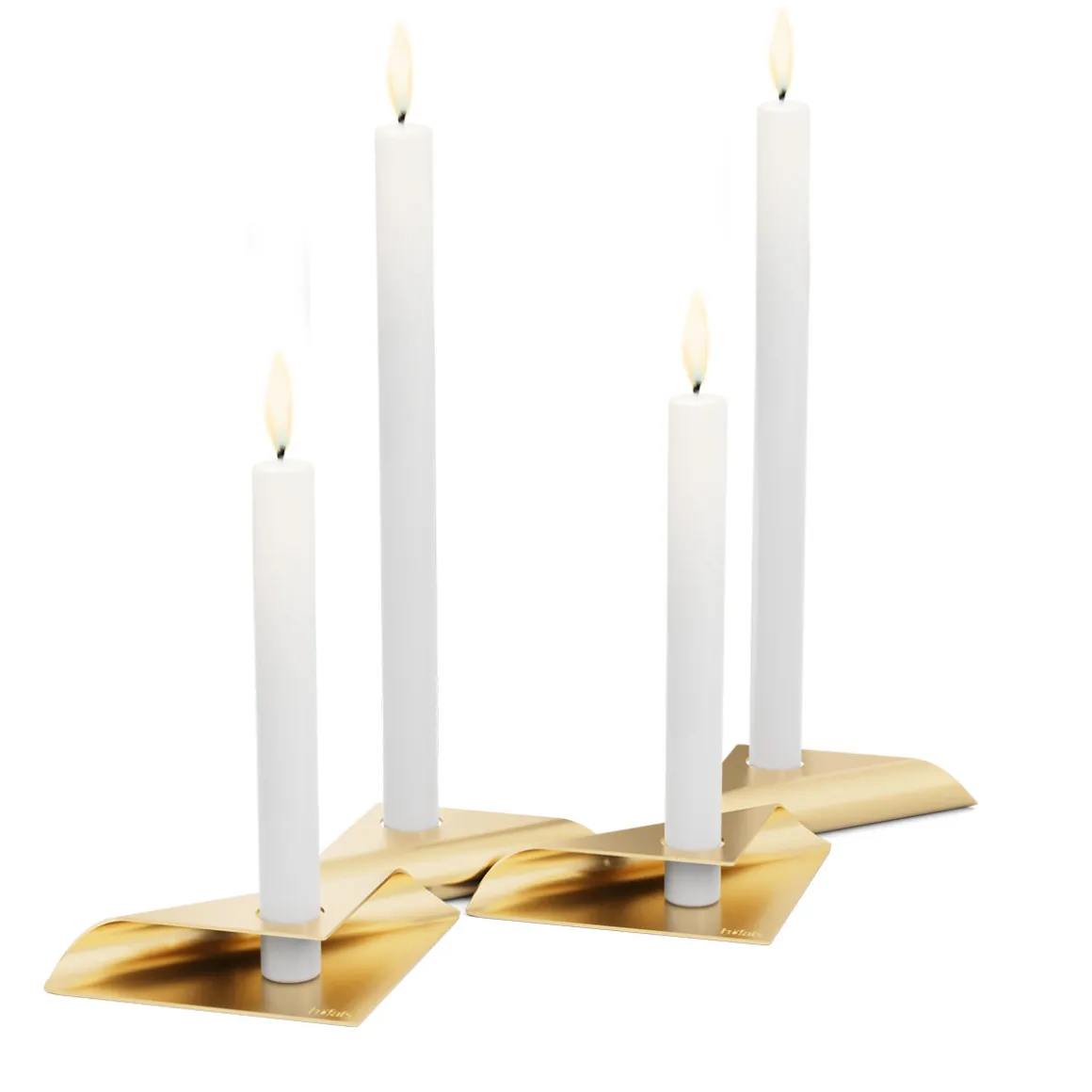 Höfats Square Candle Kerzenhalter, 4er-Set