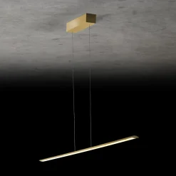 Holtkötter Leuchten Epsilon RR LED Pendelleuchte, Länge: 123 cm