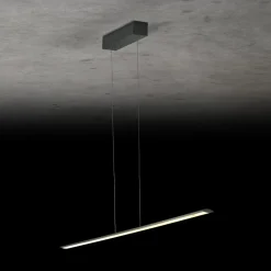 Holtkötter Leuchten Epsilon RR LED Pendelleuchte, Länge: 123 cm