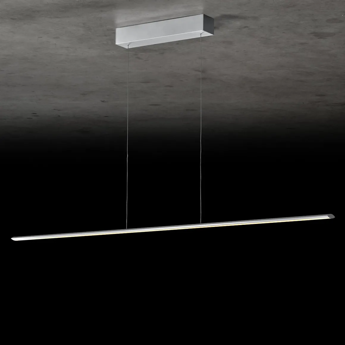 Holtkötter Leuchten Epsilon RR LED Pendelleuchte, Länge: 163 cm