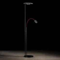 Holtkötter Leuchten Nova Flex LED Deckenfluter mit Lesearm