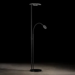 Holtkötter Leuchten Nova Flex LED Deckenfluter mit Lesearm