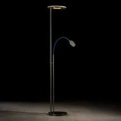 Holtkötter Leuchten Nova Flex LED Deckenfluter mit Lesearm