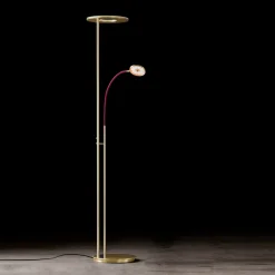 Holtkötter Leuchten Nova Flex LED Deckenfluter mit Lesearm