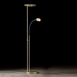 Holtkötter Leuchten Nova Flex LED Deckenfluter mit Lesearm