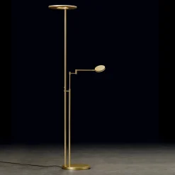 Holtkötter Leuchten Nova Plano LED Deckenfluter mit Lesearm