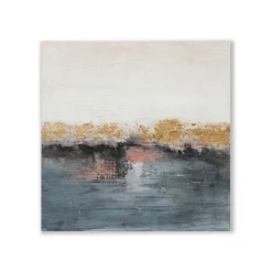 ImageLand Gemälde Abstrakt in Nude und Blau, 60 x 60 cm