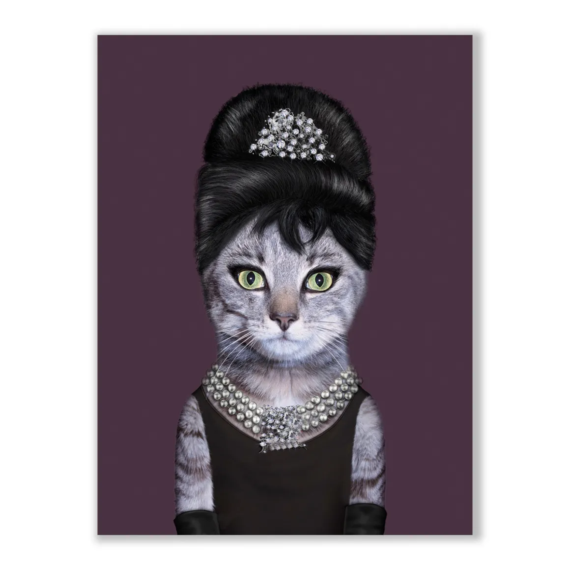 ImageLand Glasbild Digitaldruck Frühstück mit Juwelen, 80 x 60 cm