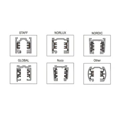 Interlight Camita ColourDrop 15W Tracklight LED Schienenstrahler