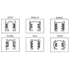 Interlight Orion Track 85° 55W LED Schienenstrahler