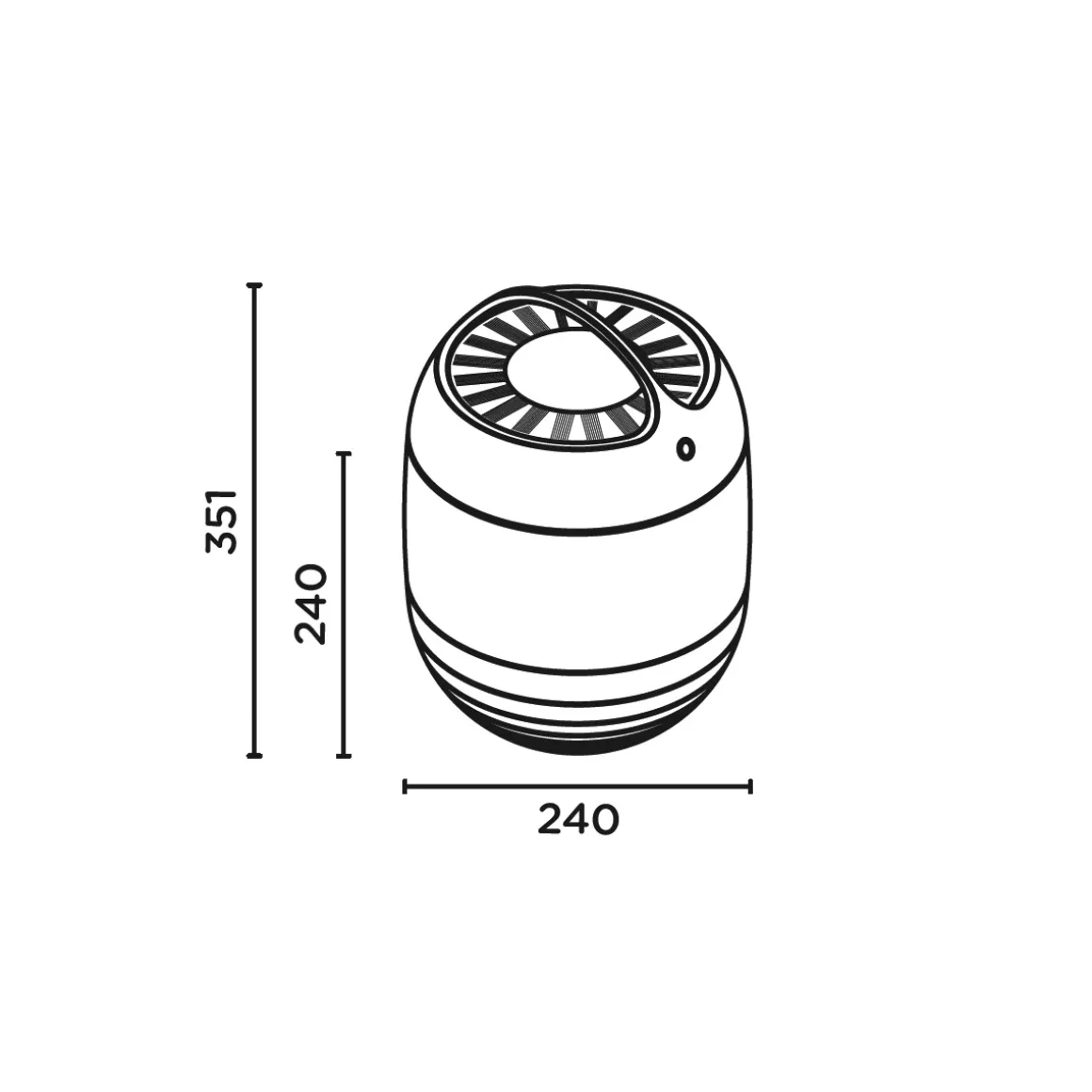 IP44.DE Aqu M LED Solar- / Akkuleuchte