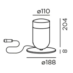 IP44.DE Bik.4 Base LED Bodenleuchte Connect