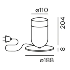 IP44.DE Bik.4 Base LED Bodenleuchte