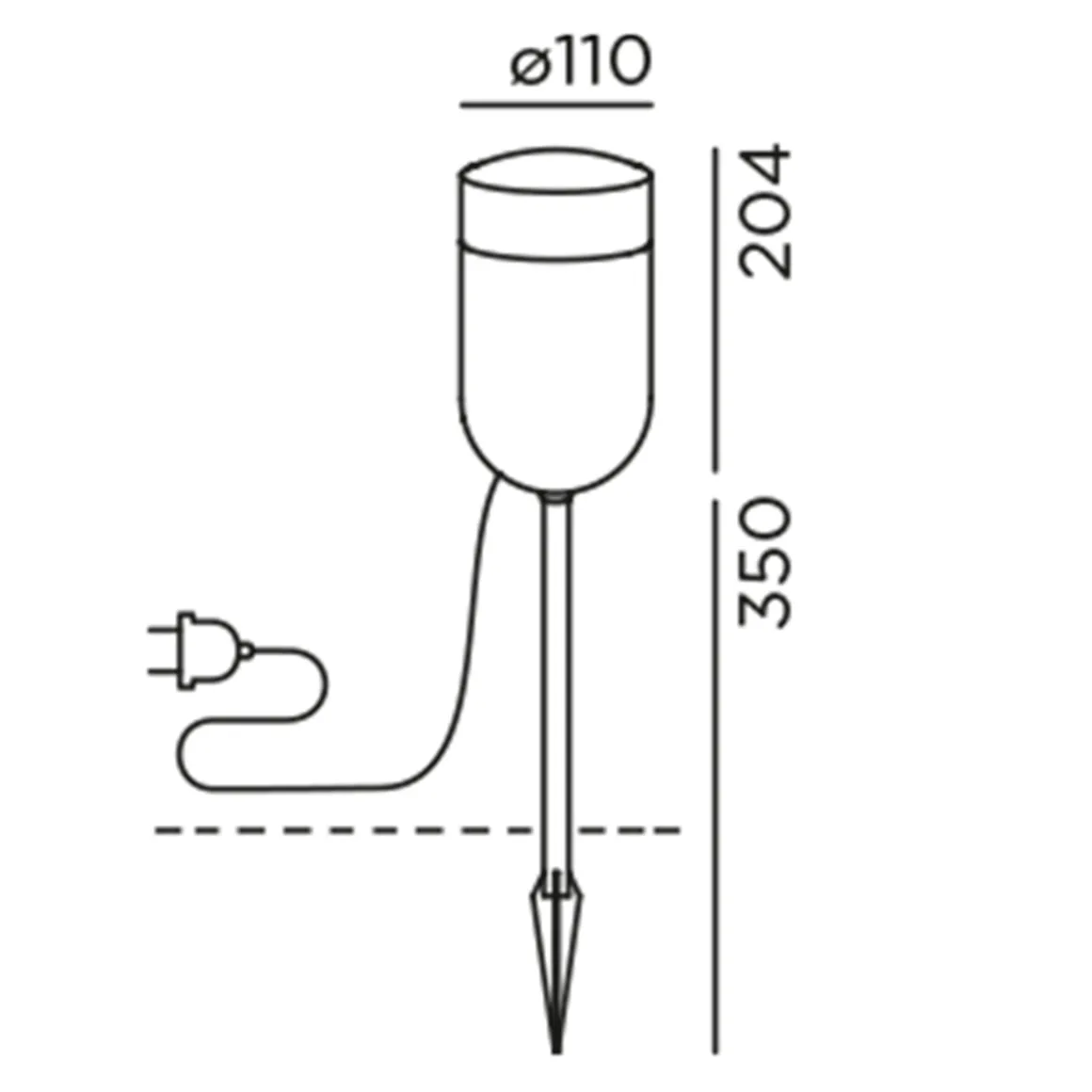 IP44.DE Bik.4 Spike LED Spießstrahler