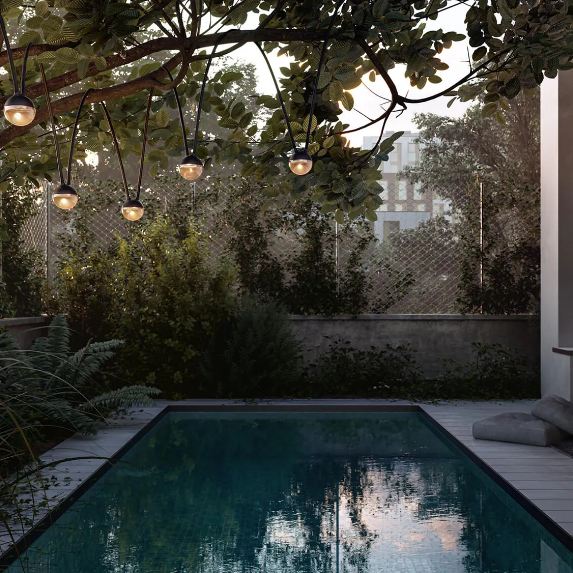 IP44.DE Cherry bubbls LED Akku-Lichterkette