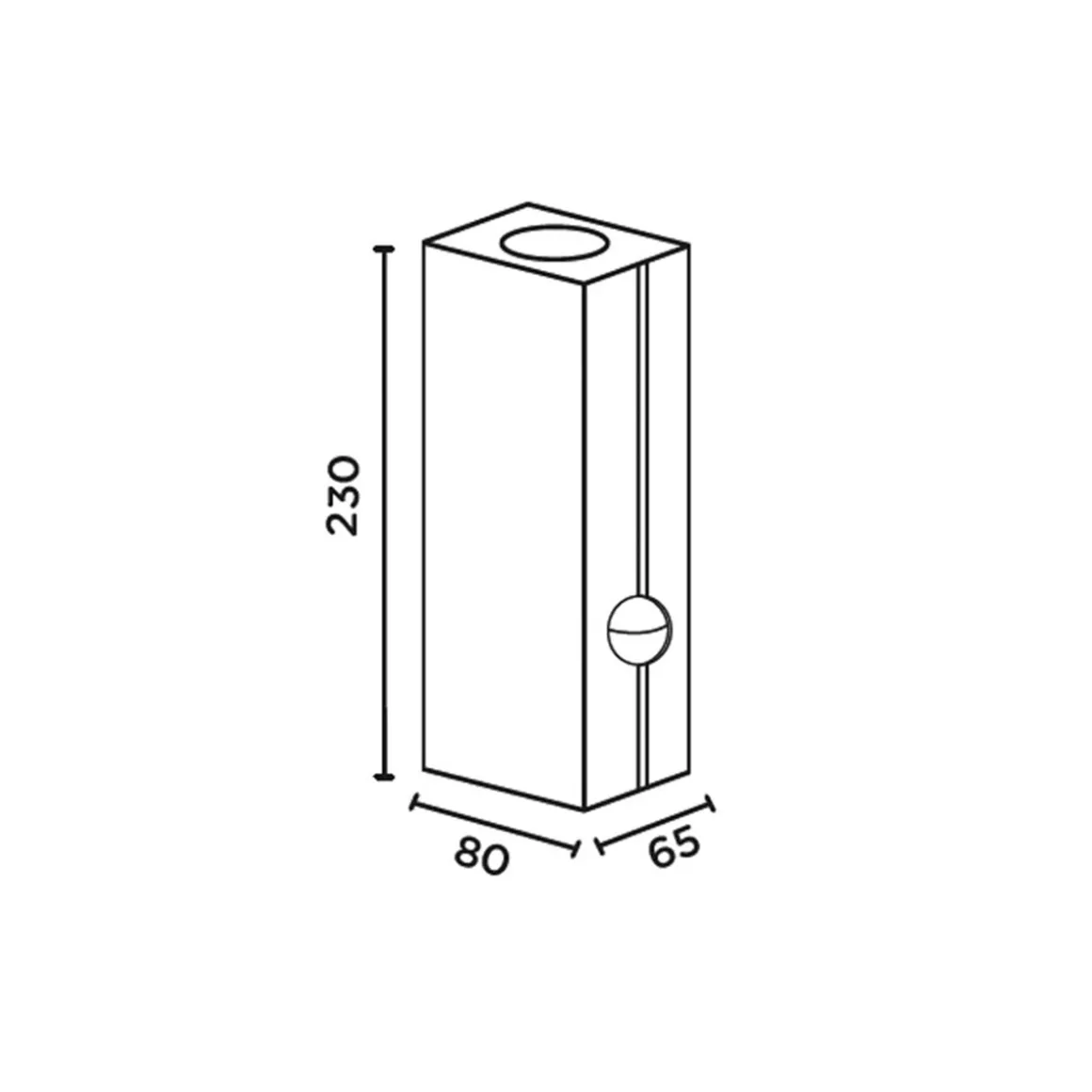 IP44.DE Cut Control LED Außenwandleuchte
