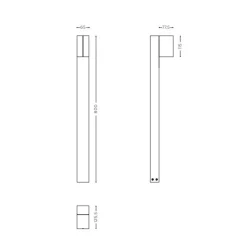 IP44.DE Cut LED Pollerleuchte