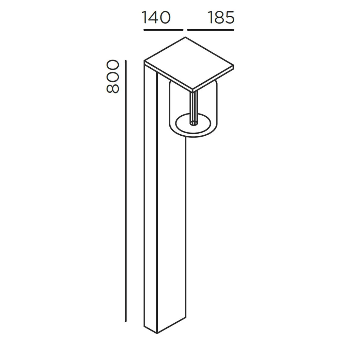 IP44.DE Dia poller LED Pollerleuchte