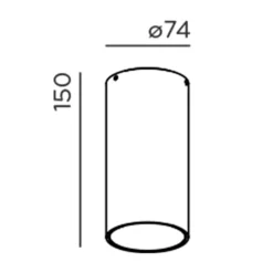 IP44.DE Down.3 R LED Deckenleuchte