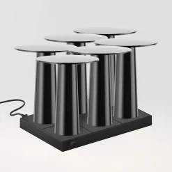 IP44.DE 6er Set Lix Mini LED Akkuleuchte inkl. Multi-Kontaktladestation