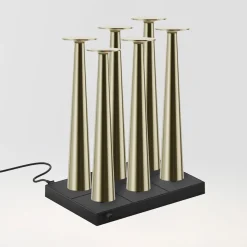 IP44.DE 6er Set Lix Skinny LED Akkuleuchte inkl. Multi-Kontaktladestation