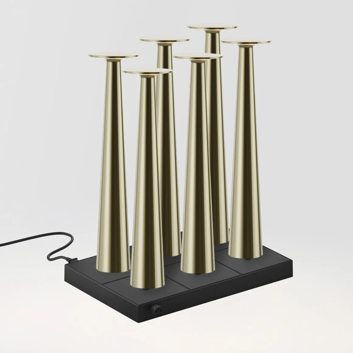 IP44.DE 6er Set Lix Skinny LED Akkuleuchte inkl. Multi-Kontaktladestation