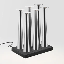 IP44.DE 6er Set Lix Skinny LED Akkuleuchte inkl. Multi-Kontaktladestation