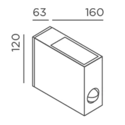 IP44.DE Eye Control LED Außenwandleuchte