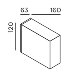 IP44.DE Eye Down LED Außenwandleuchte