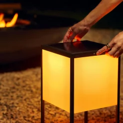 IP44.DE Fil LED Solarleuchte, Dim-to-Amber