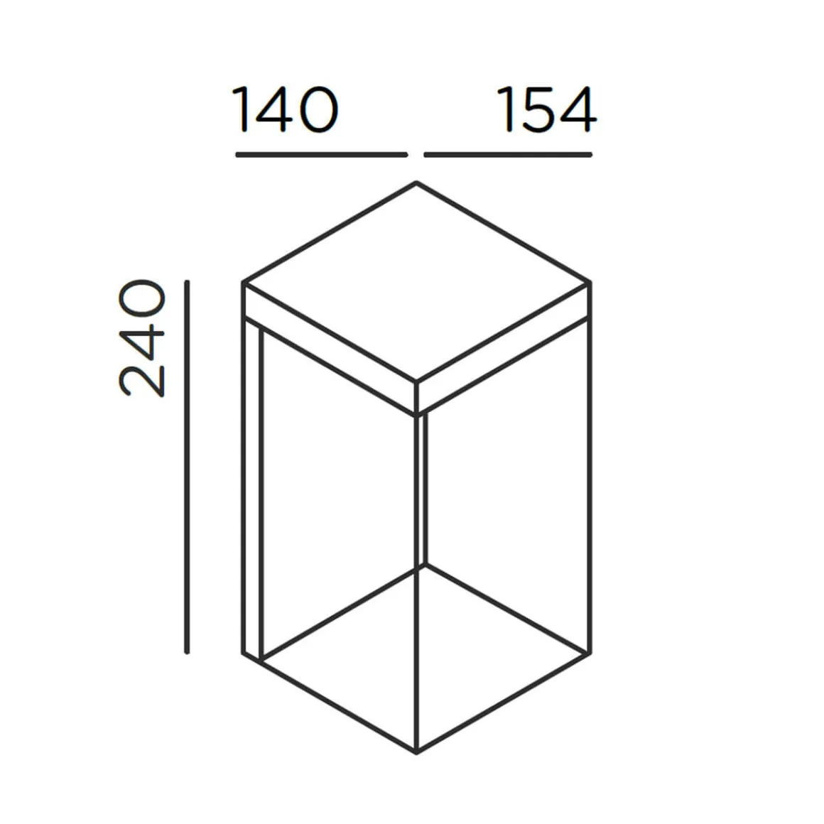 IP44.DE Gic LED Außenwandleuchte, anthracite