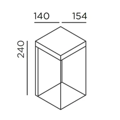IP44.DE Gic number LED Außenwandleuchte, anthracite