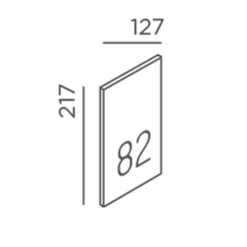 IP44.DE Gic number LED Außenwandleuchte, anthracite