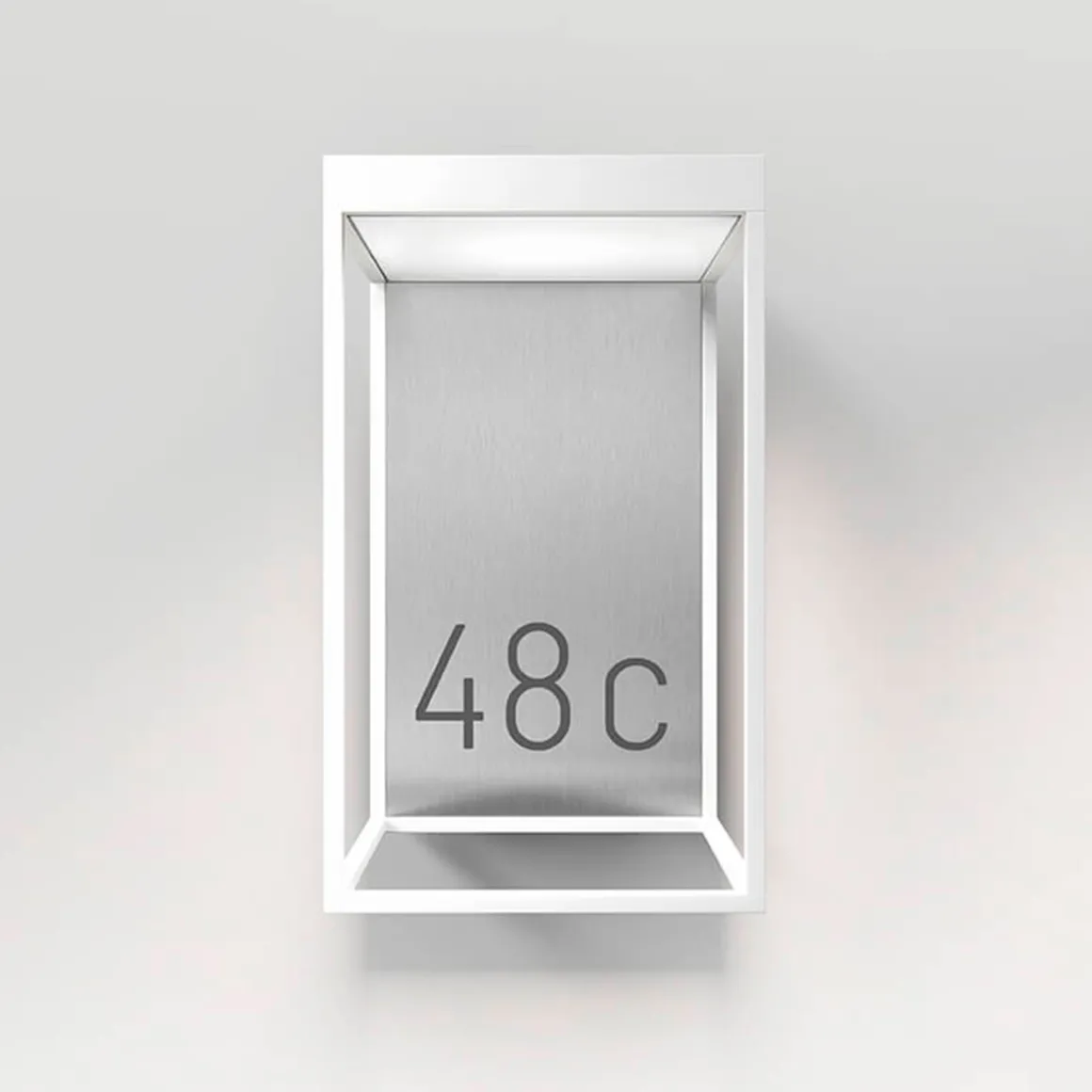 IP44.DE Gic number LED Außenwandleuchte, pure white