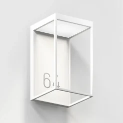 IP44.DE Gic number LED Außenwandleuchte, pure white