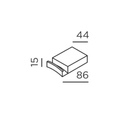 IP44.DE Hook Wandhalterung für die Qu LED Akkuleuchte