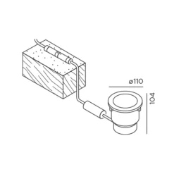 IP44.DE In A LED Bodeneinbauleuchte Connect