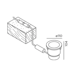 IP44.DE In S LED Bodeneinbauleuchte Connect