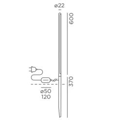IP44.DE Kal plug LED Erdspießleuchte