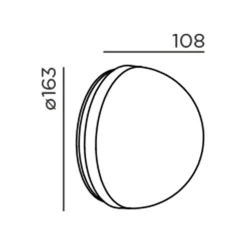 IP44.DE Las.2 LED Außenwandleuchte
