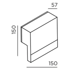 IP44.DE Li.2 LED Außenwandleuchte
